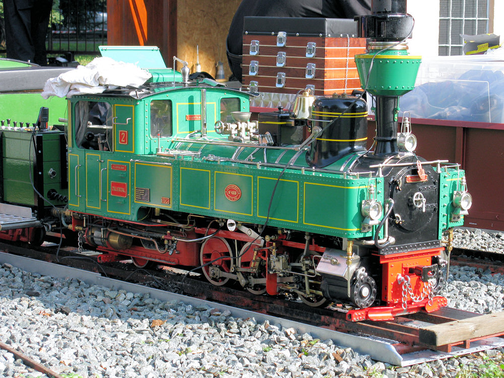 Zillertalbahn Lok 2 (Spur 5) von H. Ronninger, Kirchberg. DBC-D Treffen beim DBC Graz September 2009.