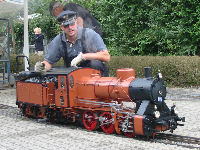 Pfälz. G3/3 (Spur 7) von D. Kaiser beim Dampfspektakel der Dampfbahner Plochingen 01.09.2007.