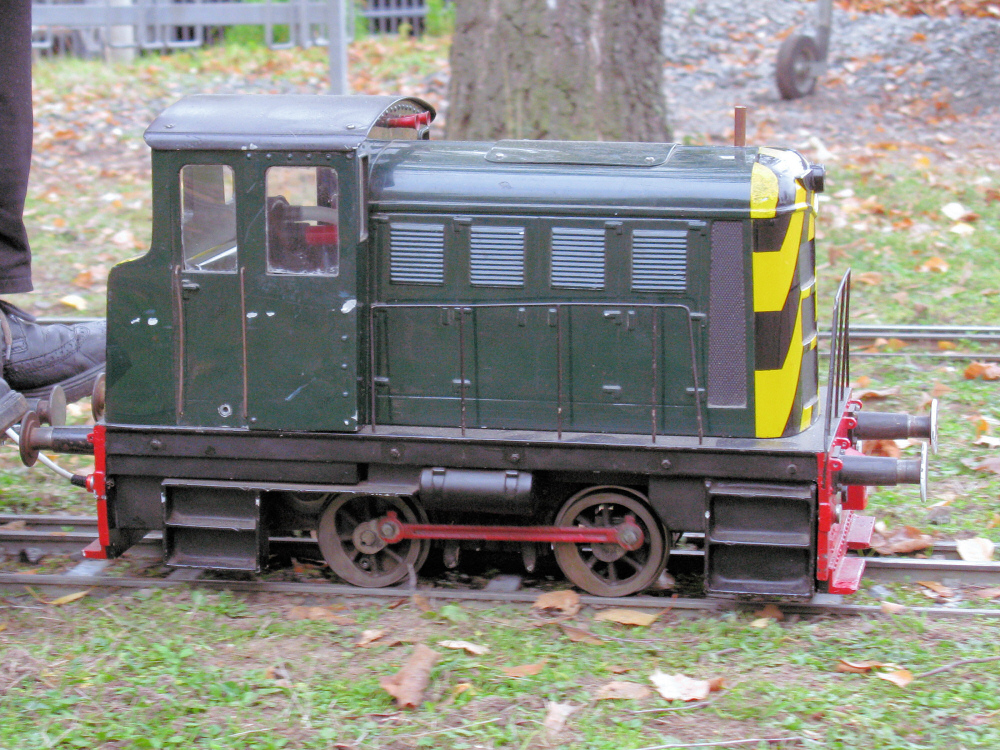 Engl. Diesellok (Spur 5) von Rolf Braun, Koblenz. DBC Rhein-Main Gustavsburg September 2015.