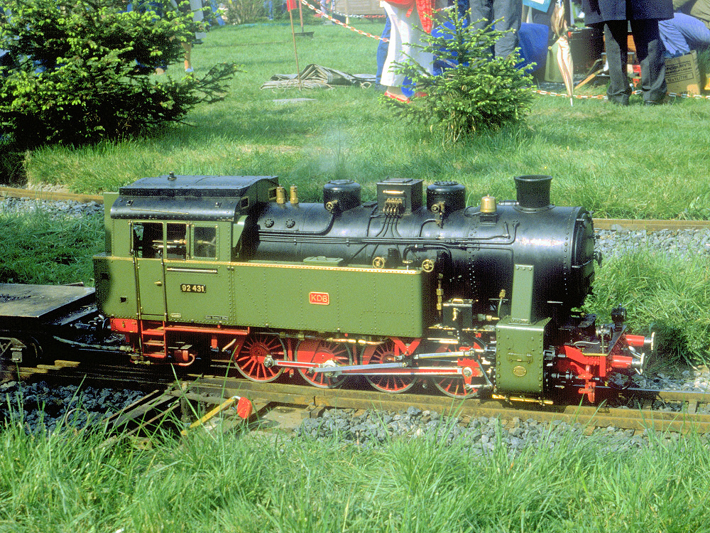 92 431 (Spur 5) von Manfred Knupfer, Leonberg. DBC Taunus Oberursel Mai 1985.
