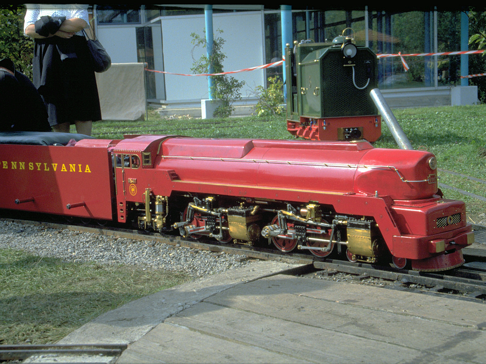 PRR T1 5547 (Spur 5) von M. Frey, Weil der Stadt. DBC-D Treffen bei den DBF Sindelfingen September 1992.