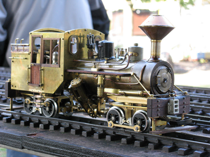 Heisler-Waldbahnlokomotive (Spur 45mm) von H. Pietsch.