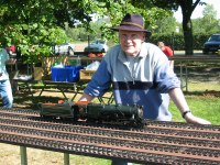 H. Spahn mit seiner PRR K4 an der Spur I Anlage, 28.August 2005