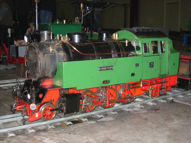 Die NWE Lok 21 (Spur 5) von ?? .