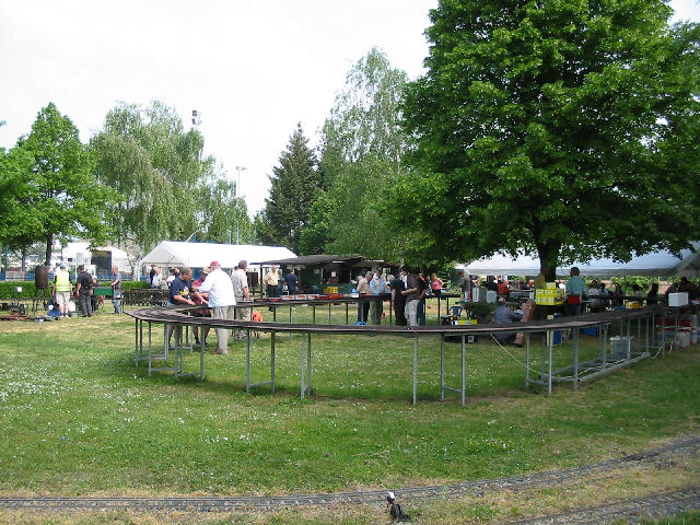 Die Spur 1 Anlage des DBC Rhein-Main Gustavsburg 29.04.2007.