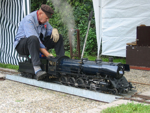 BR 50 (Spur 5) von R. Straub beim Dampfspektakel der Dampfbahner Plochingen 01.09.2007.