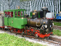 Württ. Tss 3 (Spur 5) von H. Siebenrock beim Dampfspektakel der Dampfbahner Plochingen 01.09.2007.