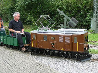 RhB 2/4 (Spur 7) von Ch. Scherz CH  beim Dampfspektakel der Dampfbahner Plochingen 01.09.2007.