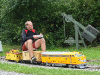 EMD F7 (Spur 5) von N. Schaake beim Dampfspektakel der Dampfbahner Plochingen 01.09.2007.