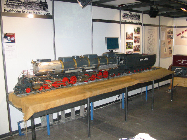 UP Big Boy (Spur 5) von H. Leutgeb, gezeigt am Stand der Dampfbahner Plochingen.