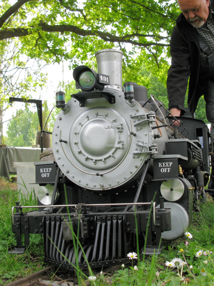 D&RGW K37 Nr 491 (Spur 5) von und mit Jakob Helf, Seligenstadt. DBC Rhein-Main Gustavsburg, 01. Mai 2022.