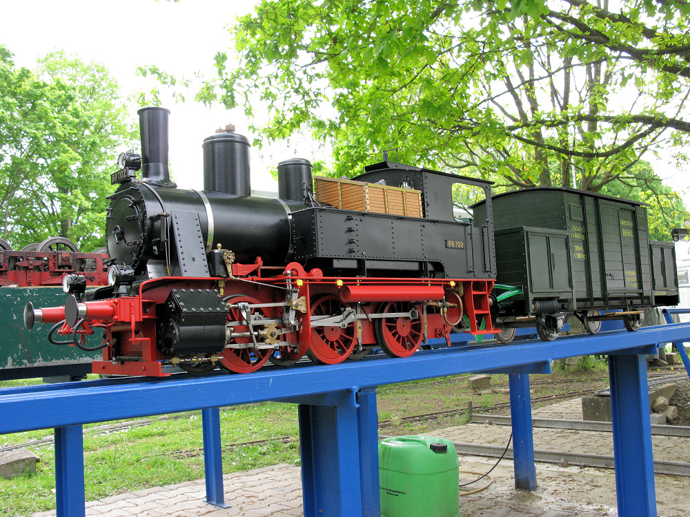 89 702 (Spur 5) von Ingmar Planz, Flörsheim. DBC Rhein-Main Gustavsburg, 01. Mai 2022.