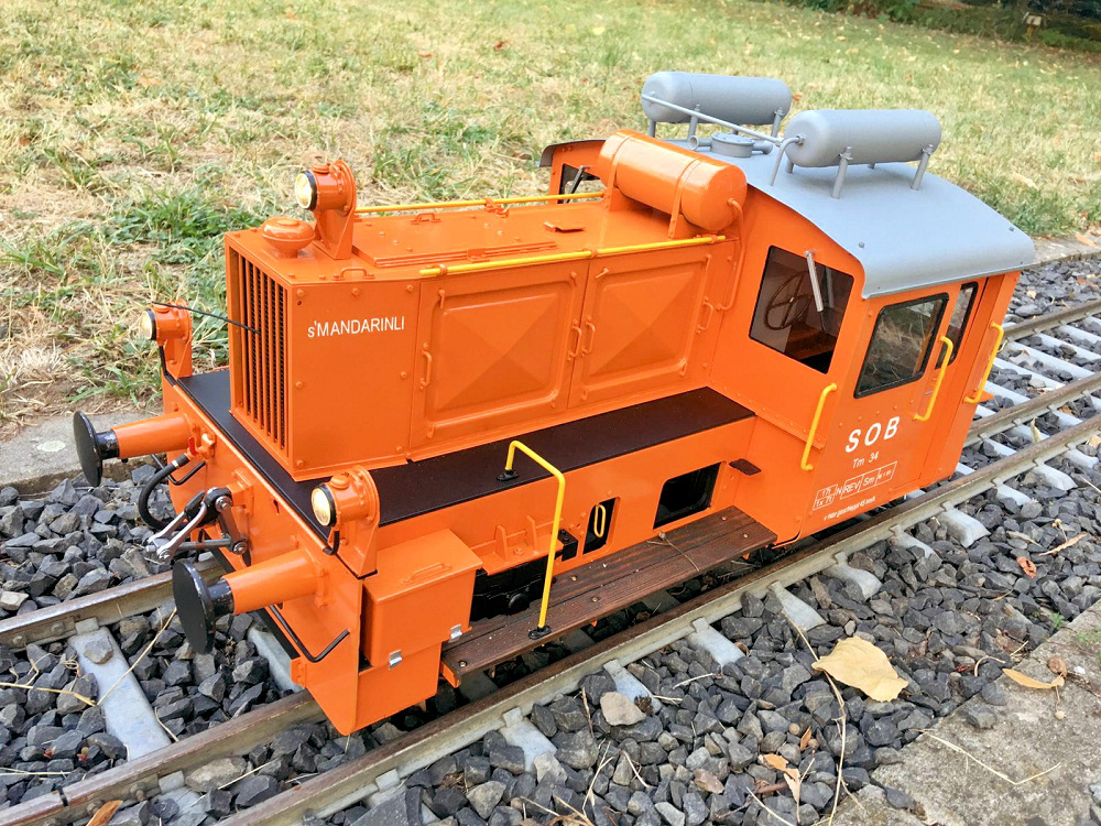 SOB Tm34 s'Mandarinli (Spur 5) von Ingmar Planz, Flörsheim. Aufnahme Ingmar Planz, Juli 2022.