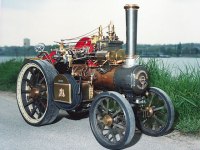 Fowler traction engine 1:6 von Hans Berhard Dietz, Dampfbahnclub Rhein-Main (2002)