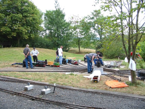 Am Freitag f&uuml;llen sich die Abstellgleise an der Drehscheibe