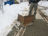 Der Schneepflug wird abgestellt