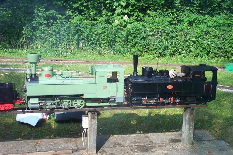 Zwei Loks der &ouml;sterr. Reihe U auf 127mm Spur