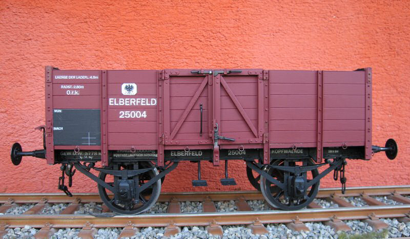 Pr O-Wagen 25004 (Spur 5) von W. Schmidt, Friedberg.